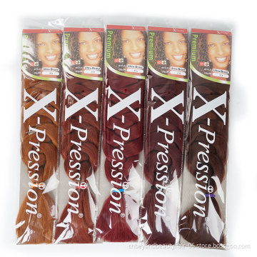 82 inch Ombre jumbo expression braiding hair extension Synthetic Crochet jumbo braiding hair wholesale trenzas africanas